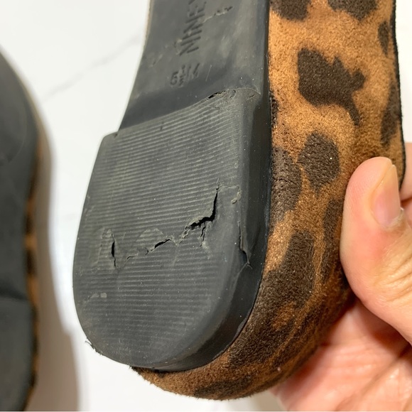 NINE WEST Merloto Cheetah Print Ballet Flats Sz 5.5 - Picture 10 of 13